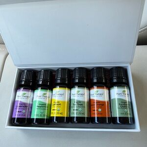 Plant Therapy Top 6 Organic Singles Essential Oil Set NIB